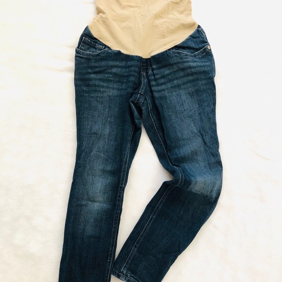 Demin maternity jeans, size xs (fits like a small) - Picture 1 of 2